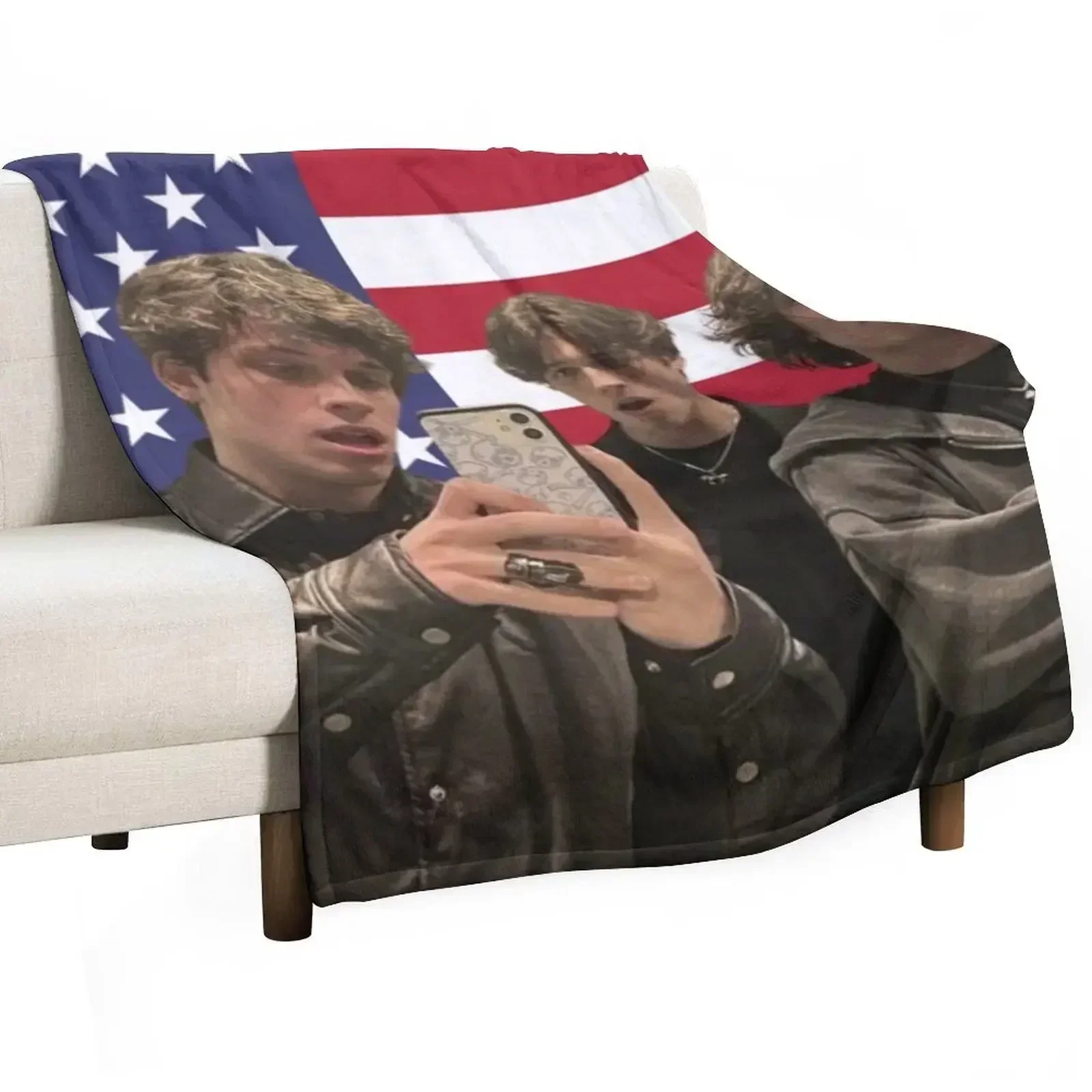 Sturniolo Triplets Funny Iconic Merch Throw Blanket Kid'S Blankets Sofas Of Decoration Retros Blankets