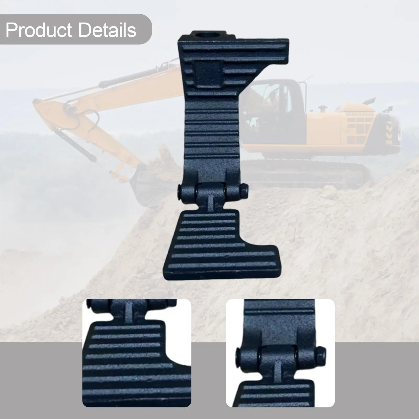 Mini Excavator Foot Pedal,Easy Installation Spare Equipment Digging Walking