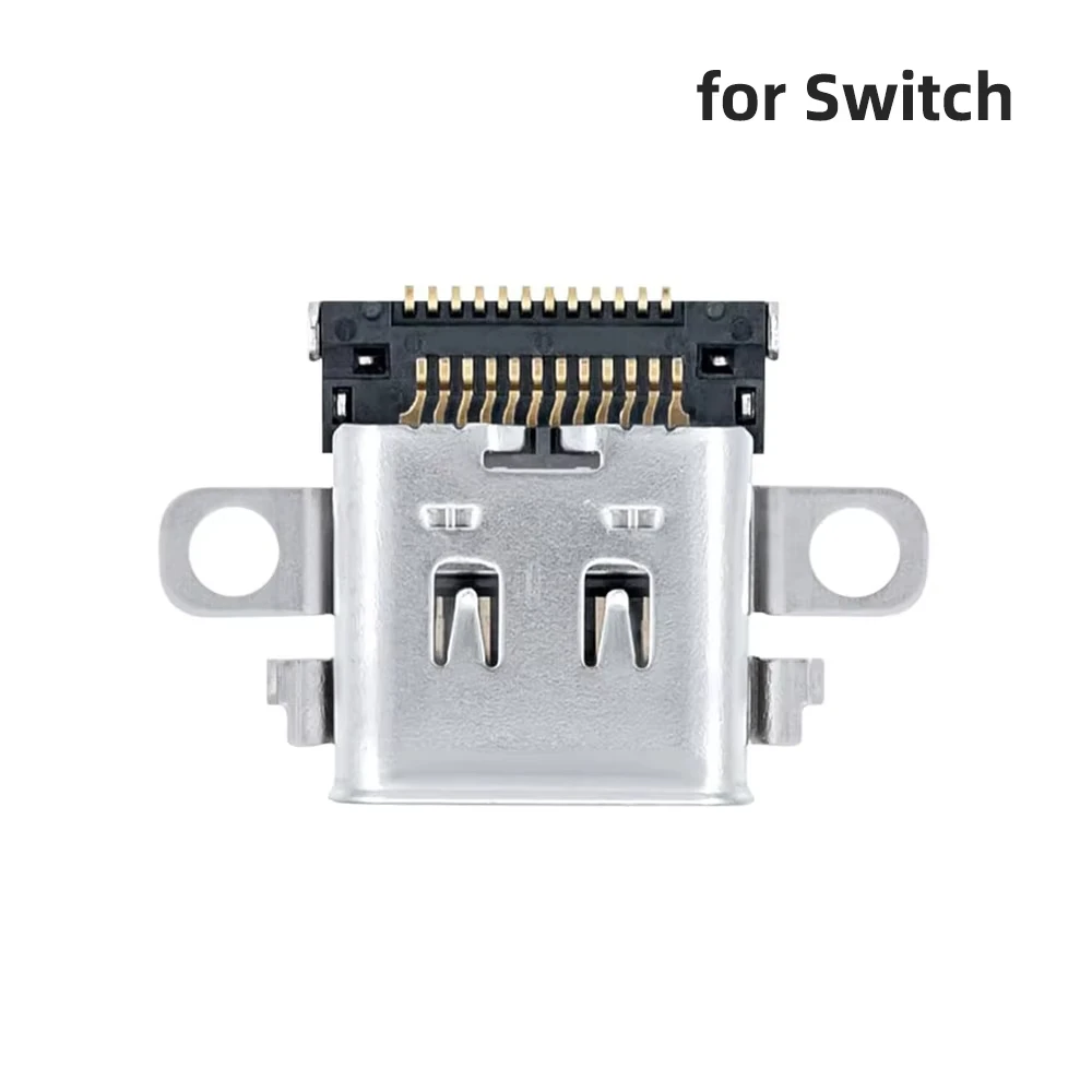 2/5/10pcs Charging Socket Port Type-C Power Connector USB Charging Port Dock for Nintendo Switch NS Lite NS OLED Game Consoles view 5