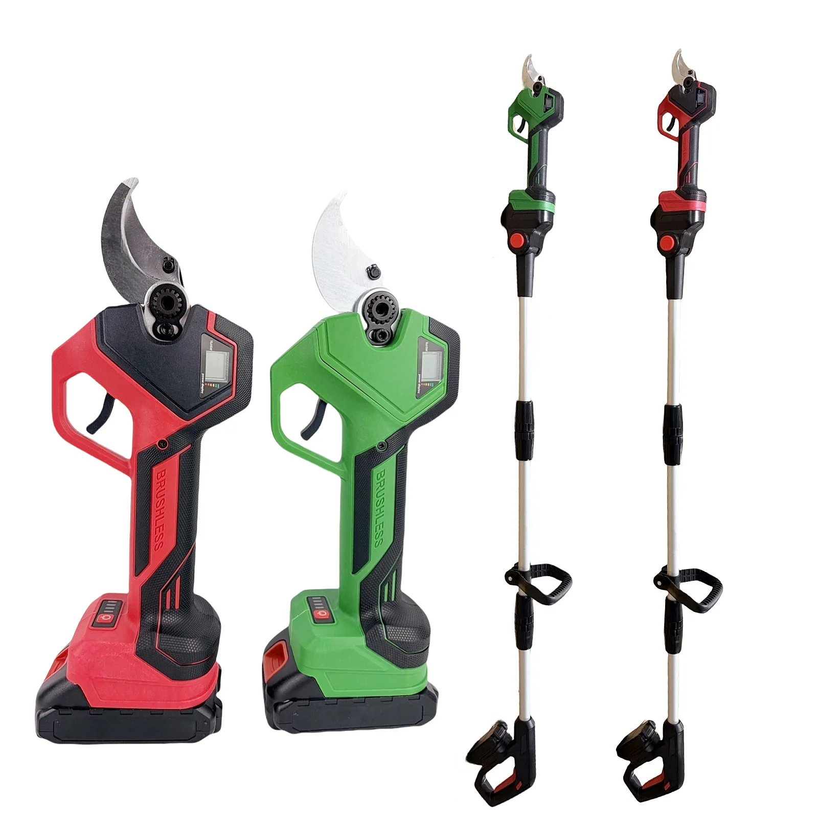 

Brushless lithium battery 4.0 open electric scissors fruit tree electric high branch shears garden tools pruning saw pruning she