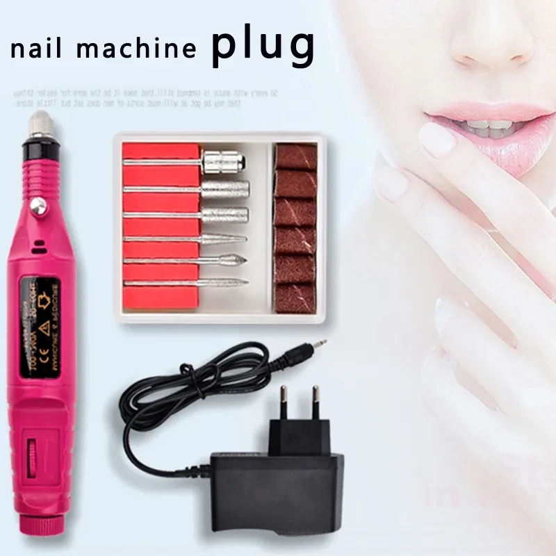 HALAIMAN Power Adapter Electric Nail Drill Machine Accessories Ac/Dc Converter Eu Us Plug Nail Art Adapter Manicure Supply Tool