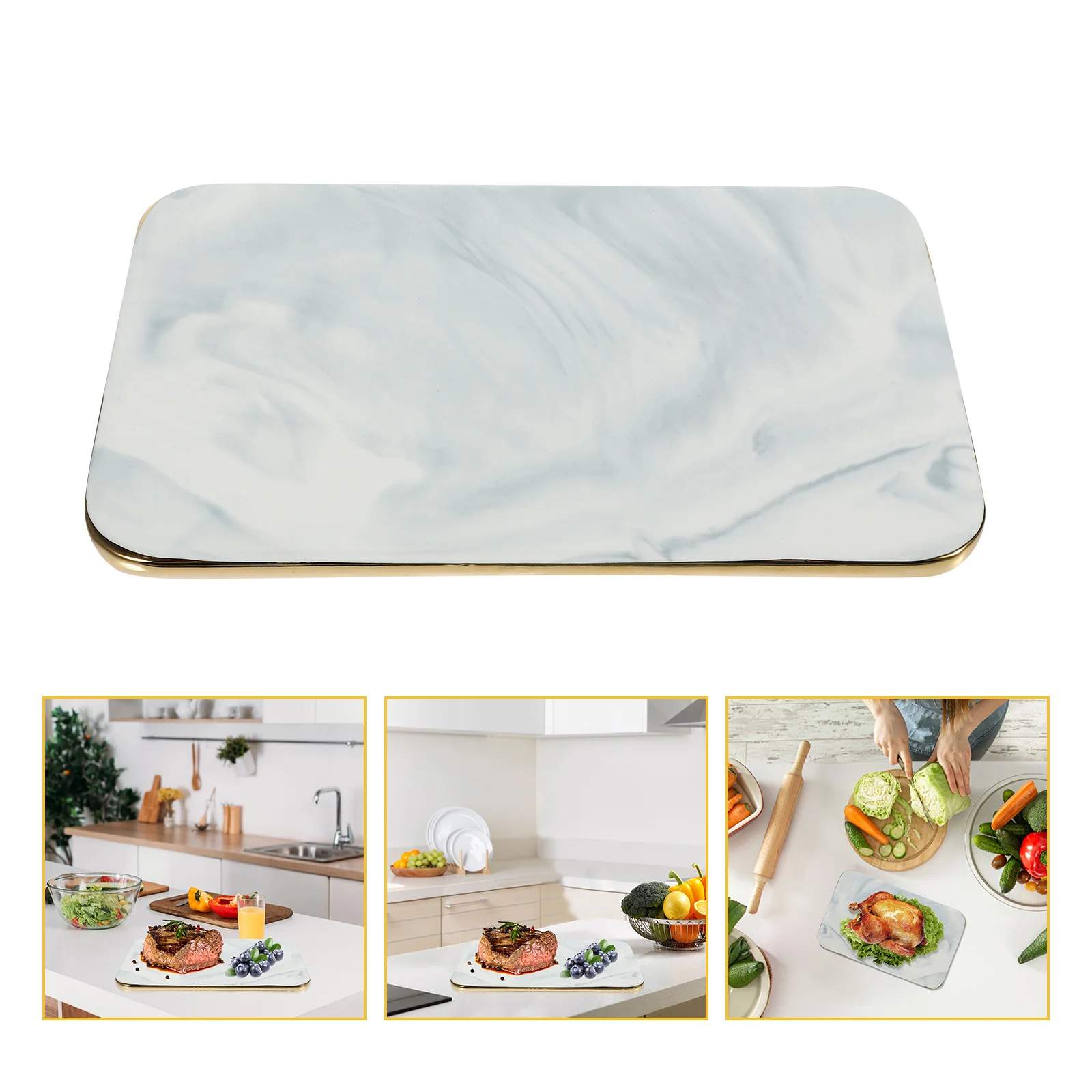 

Kitchen Cutting Board Meat Chopping Board Fruit Serving Board Sushi Tray Kitchen Supply