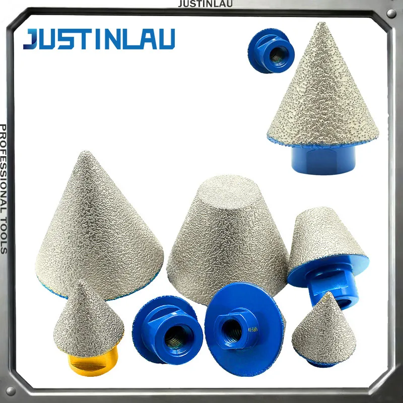 

JUSTINLAU 1PC M14 Diamond Ceramic Tile Chamferer Trimmer Marble Concrete Hole Saw Masonry Drilling Drill Bit Diameter 35-75mm