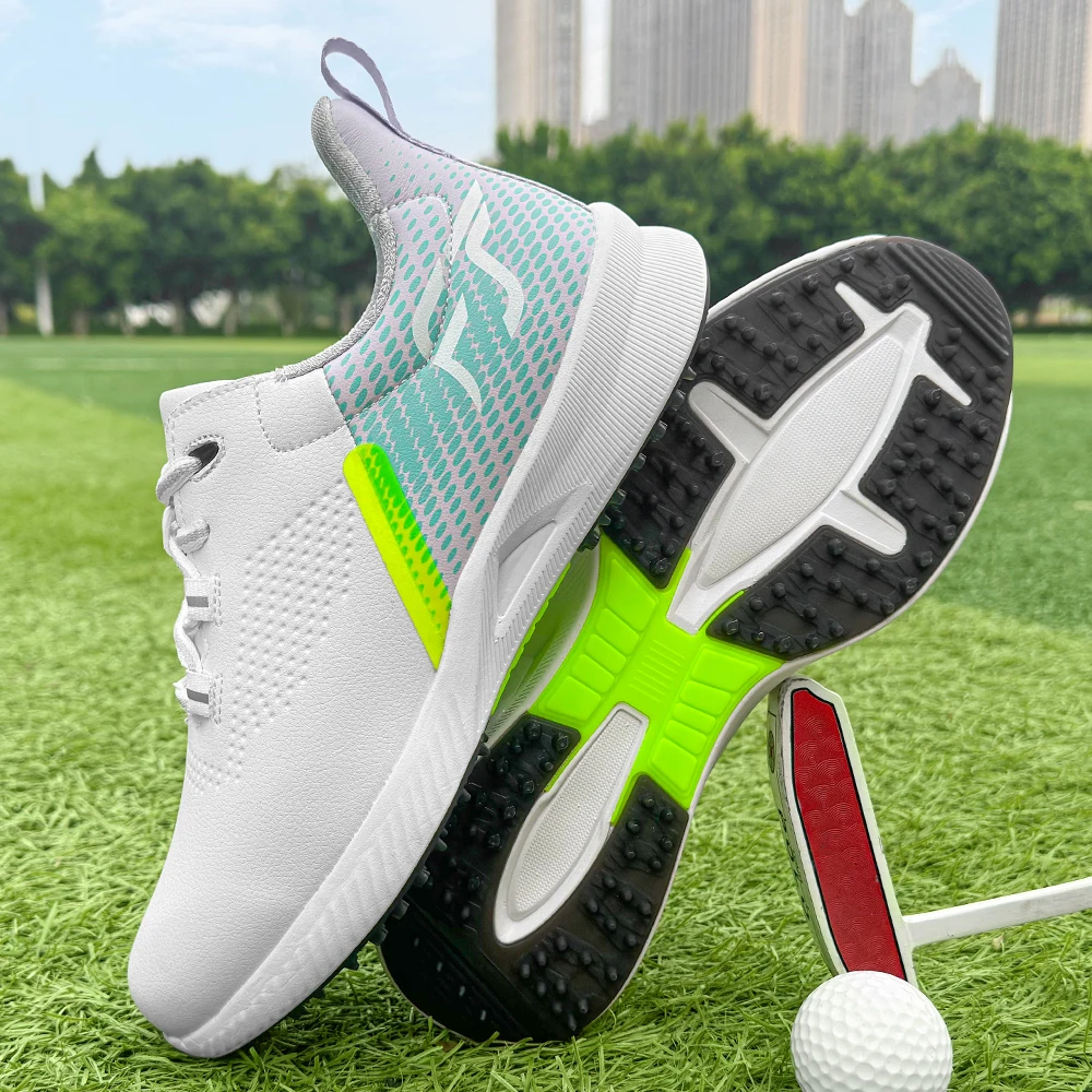 Men Golf Shoes Spikeless Golf Sneakers for Men Outdoor Walking Footwears Comfortable Gym Shoes