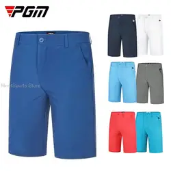 Pgm Golf Shorts Mens Summer Slim Fit Baseball Golf Shorts Sweatpants Male Elastic Sports Wear Fast Dry Casual Trousers 7 Colors