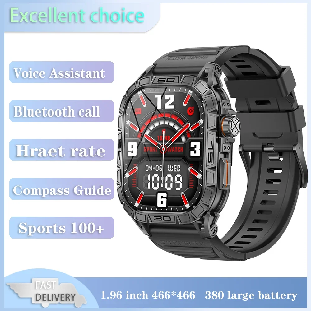 

Xiaomi Mijia Compass Smart Watch Men Voice Assistant Bluetooth Call Sports Fitness Waterproof Healthy Monitoring Watches for Men