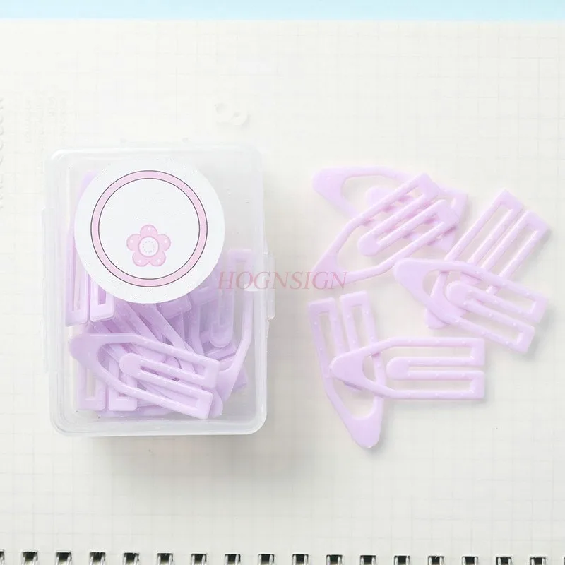 Barco colorido Shaped Paper Clips, Pequenos e Frescos Clips, Papelaria, 20pcs
