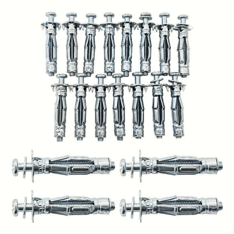 Metal Hollow Wall Anchors, Heavy Duty Expansion Bolt Screws, Cavity Wall Toggle Anchors, Plasterboard Drywall Fixing Screws