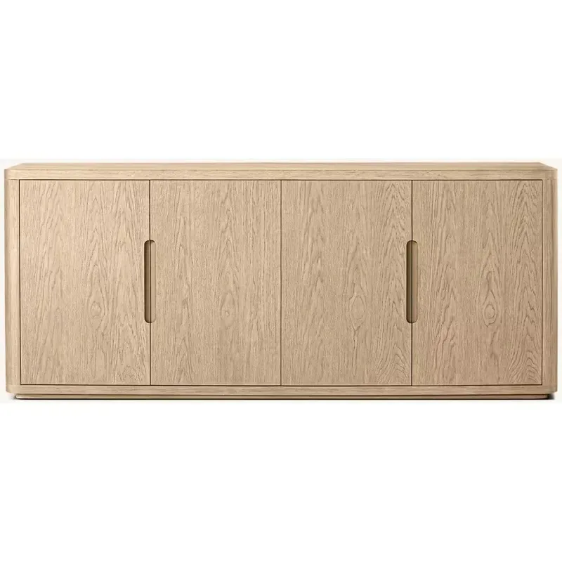Luxury modern style sideboard indoor living room furniture four-door solid wood locker