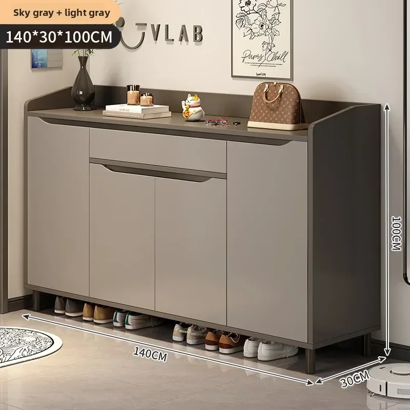 New model Internet Celebrity Shoe Cabinet Household New Large-capacity Shoe Rack Entrance Integrated Lockersturdy And Durable