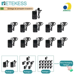 RETEKESS TT117 FM Tour Guide System Transmitter Receiver for Museum Church Conference Meeting Factory Training 72-76MHz