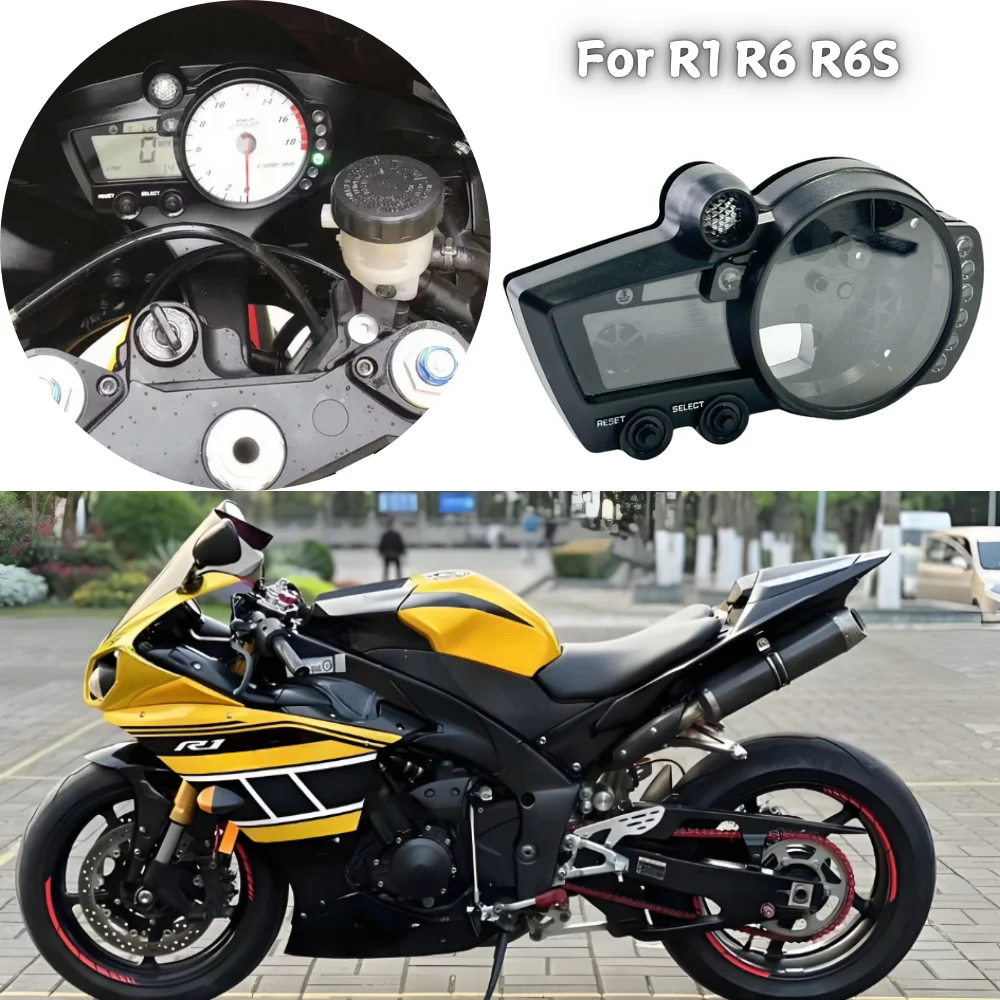 Motorcycle Instrument Housing Speedometer Gauge Cover For Yamaha YZF-R1 2002 2003 YZF-R6 2004 2005 2006 YZF-R6S 2008 2009