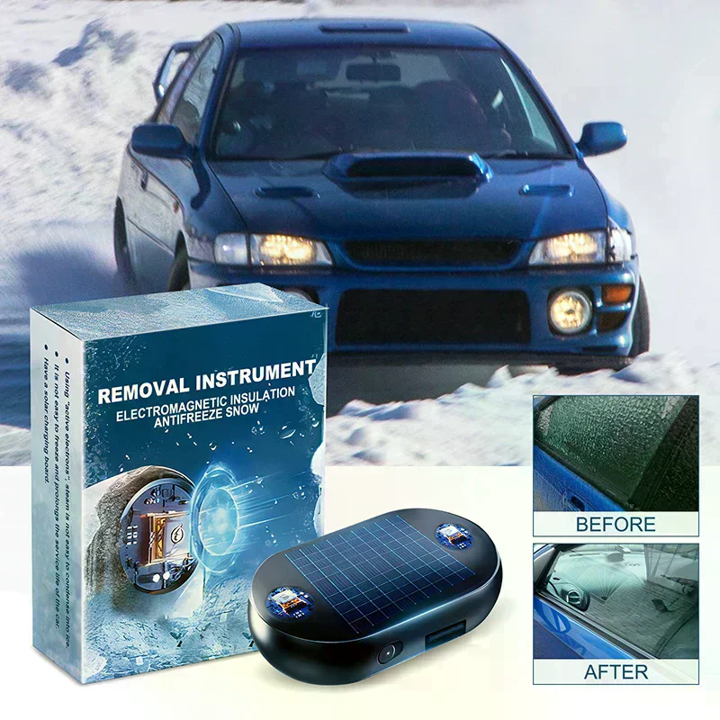 Car Window Glass Anti Freeze Device Portable Car Ice Defroster Windshield Snow Removal Window Glass Microwave Deicing Device