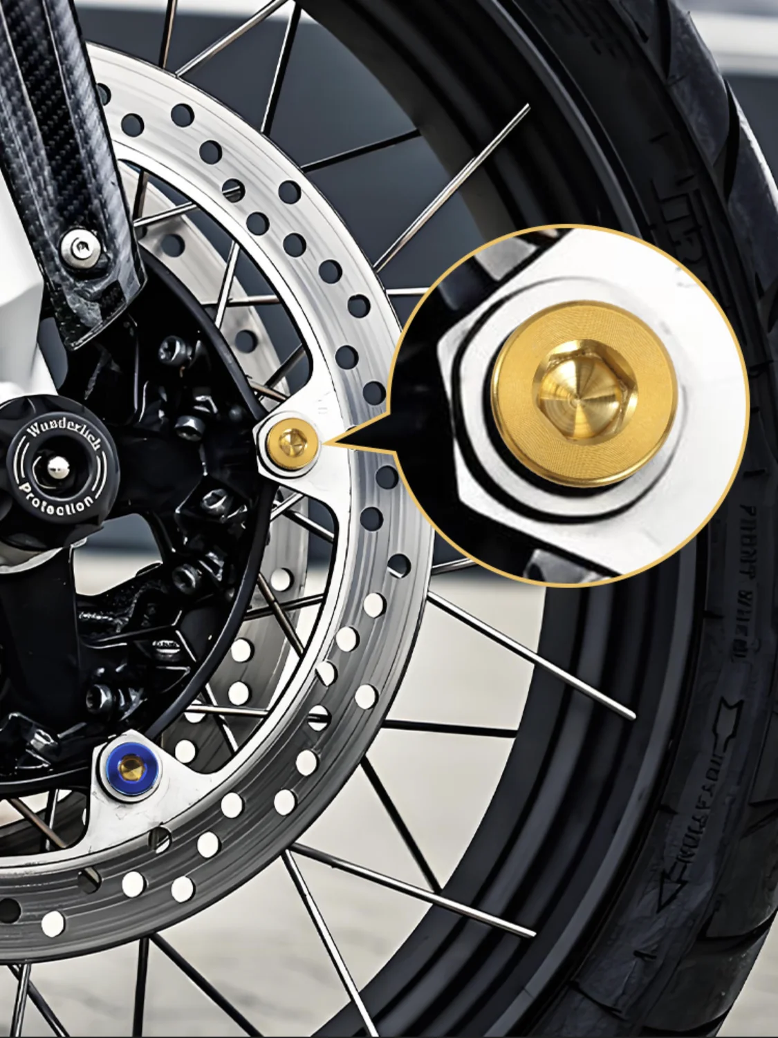 Hexagonal Colorful Screws Drone Frame Ultra-Light Screws Electric Motorcycle Modification Bolts