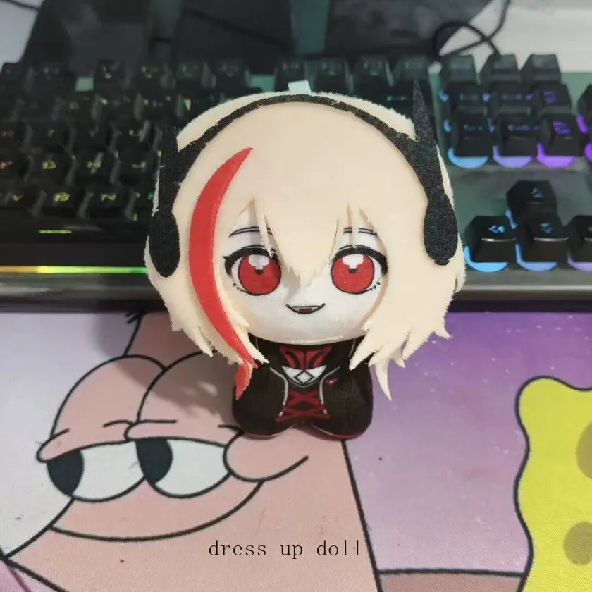 Girls Frontline M4 SOPMOD Ⅱ 10cm Game Anime Cosplay Soft Plush Cotton Doll Toys Kawaii Nunu Body Keychain Pendant Mascot