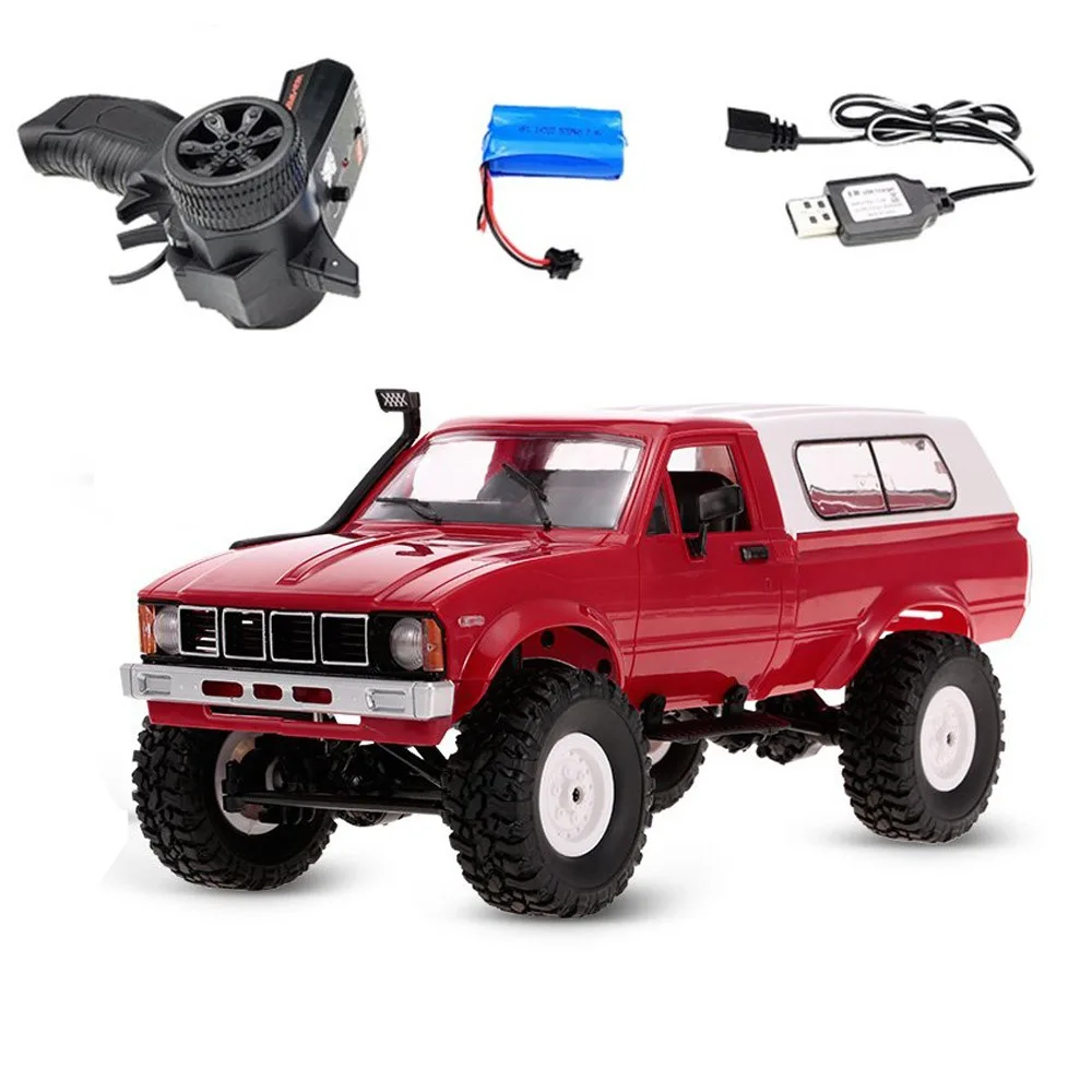 Wpl Cars Rc Car 4wd Radio Control Off-Road Car Rtr Kit Rock Crawler Electric Buggy Moving Machine C54 B24 B16 C24 B36 Assembly