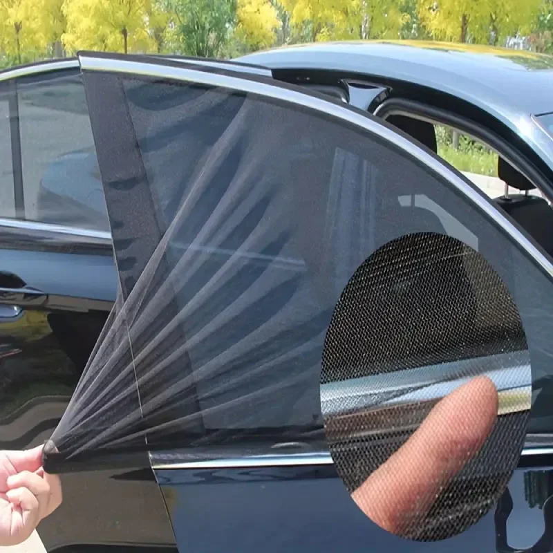 Universelle Auto-Sonnenschutzvorhänge, mückensichere Seitenfenster, UV- und mückensichere Netze, Sonnenschutz-Zubehör
