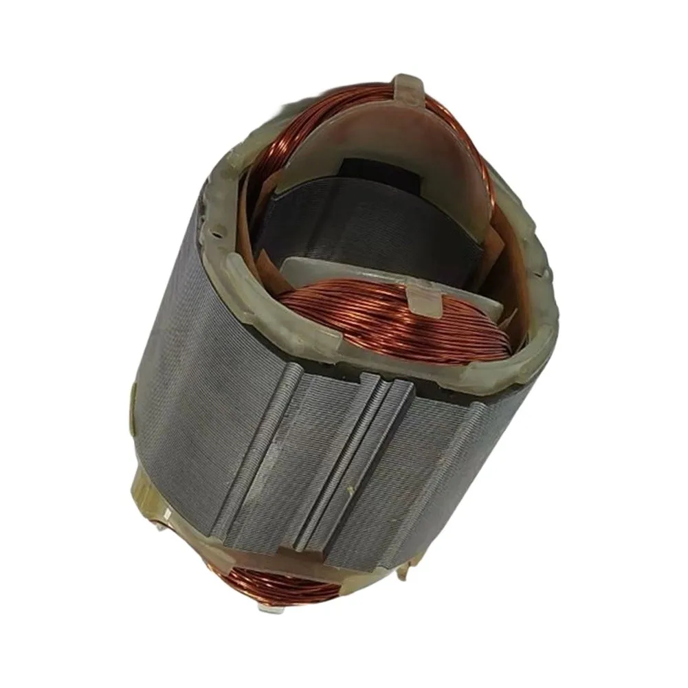 Copper Wire Electric Drill Power Tool Accessory Rotor Assembly Part Stator Coil Copper Wire Construction Enhanced Conductivity