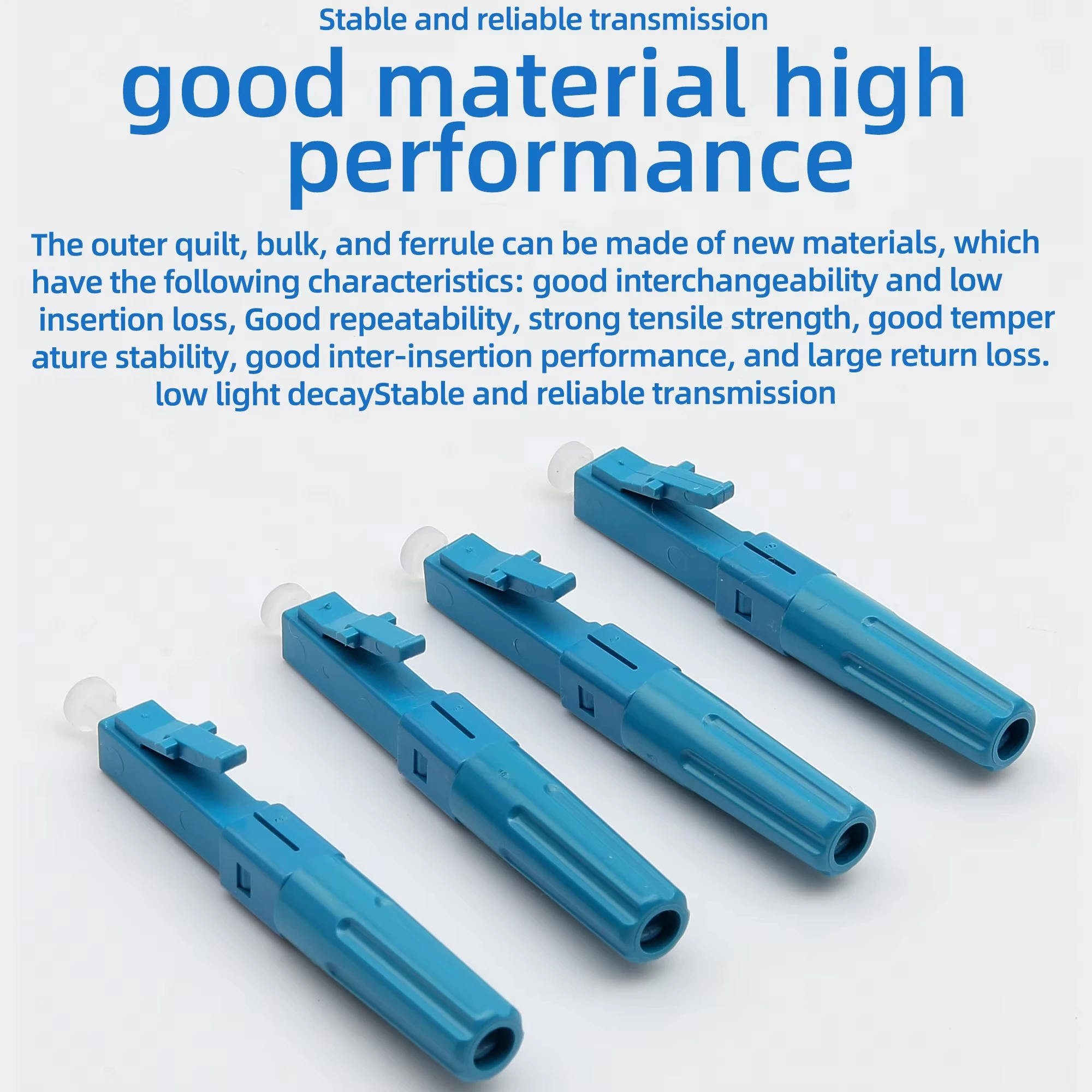 

Single Mode LC Fiber Optic Cable Fast Connector - Quick Assembly UPC/APC Fiber Assembly