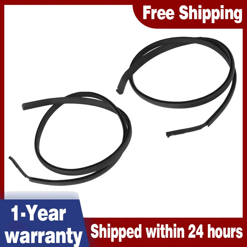 

PO393050LT For 2009 2010 2011 2012 2013 Toyota Corolla Sedan Set of 2pcs Black Roof Trim Molding Kit 1.36 meters