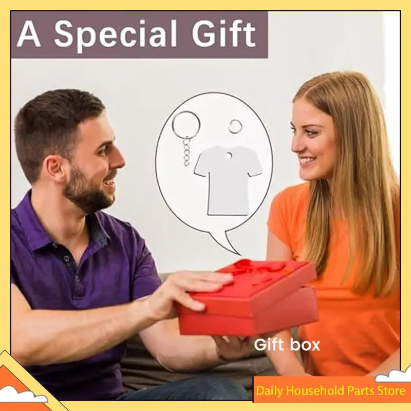 135PCS Sublimation Schlüsselbund Rohlinge Doppelseitige MDF Schlüssel Chians Wärme Transfer Sublimation Schlüsselanhänger Rohlinge Gepäck Tags HEISS!