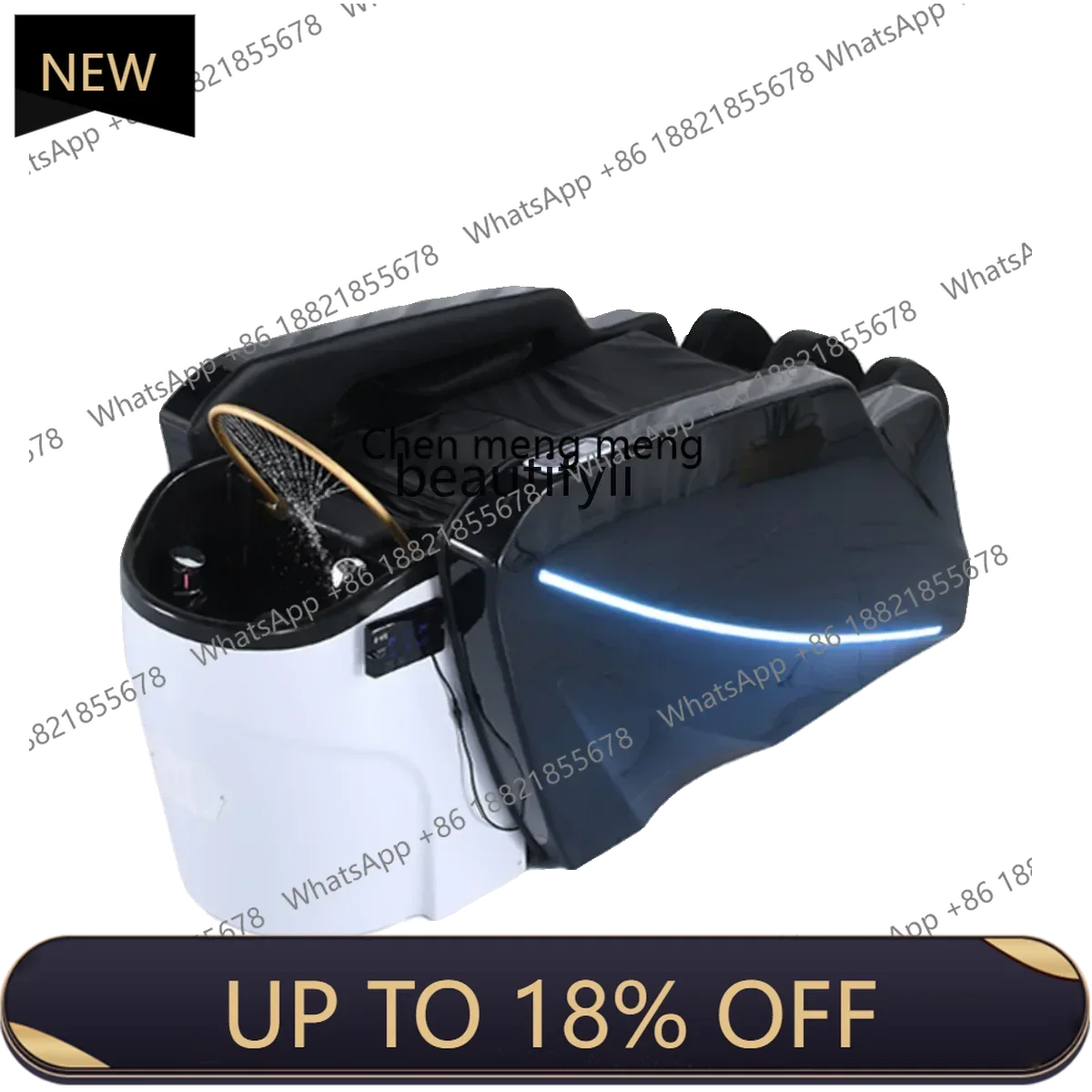 

P178 Intelligent Thai massage shampoo bed, multifunctional head therapy, fumigation water circulation, barber shop flat lay mass