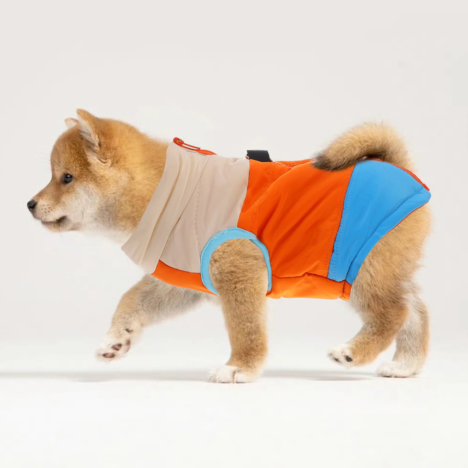 

Waterproof Dog Vest for Winter Warm Cotton Pet Coat with Full Belly Coverage Breathable Lightweight Design for Walking Running