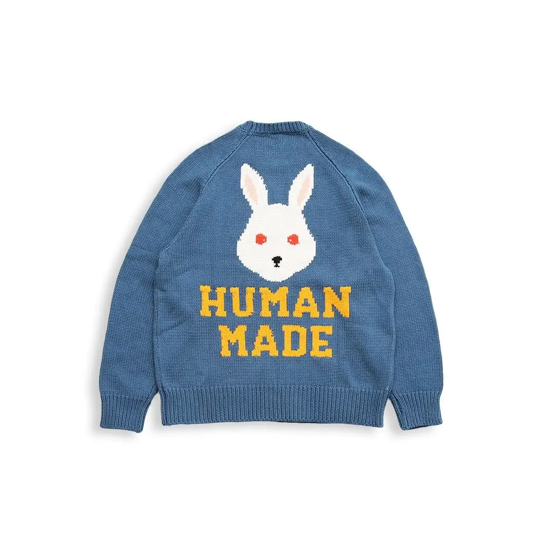 Independent Human Rabbit Knit sweater Lazy Versitile Rabbit Year Limited Blended Sweater Cross-Border Warm