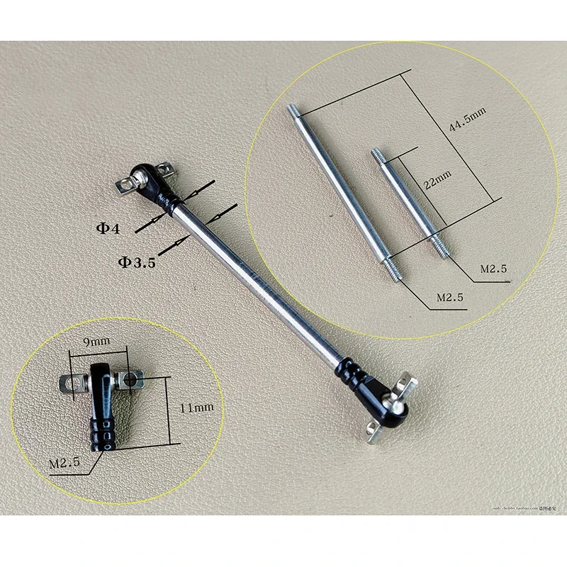 Metal Multi-purpose Tie Rod Ball Joint for 1/14 Tamiya RC Truck Trailer Tipper Scania770S Benz Actros MAN Volvo LESU Car Part