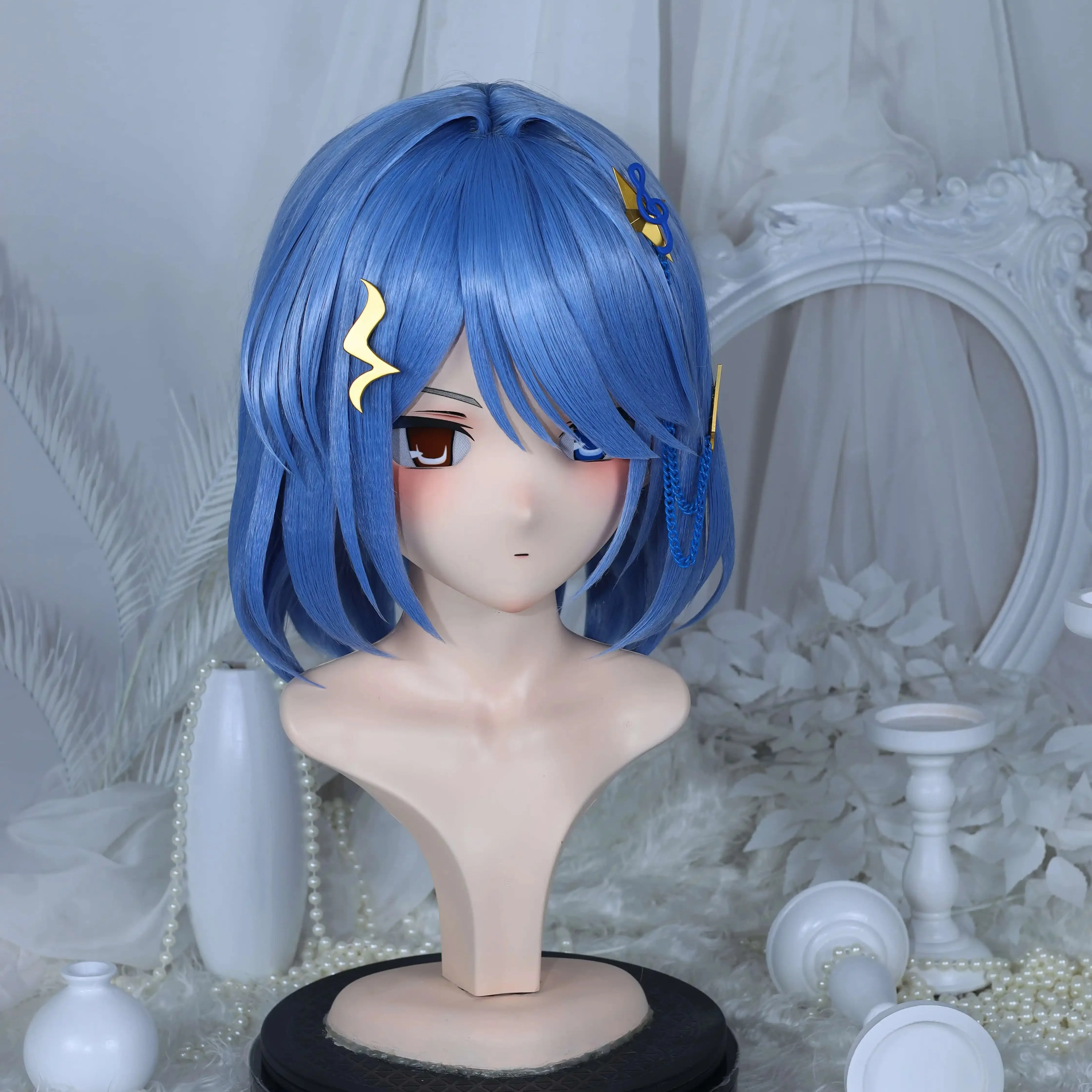 Kigurumi Xiuzhi NFD full head with lock cosplay head shell props costume anime game