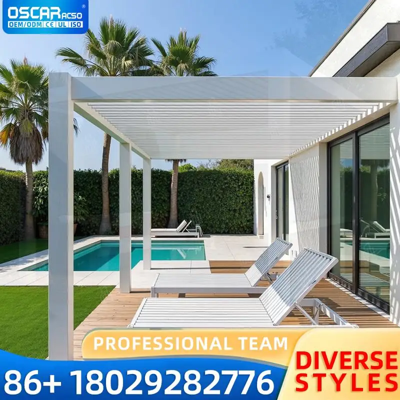 

Foldable Roof Pergola for Flexible Shading Outdoor Garden Patio Usage pergola