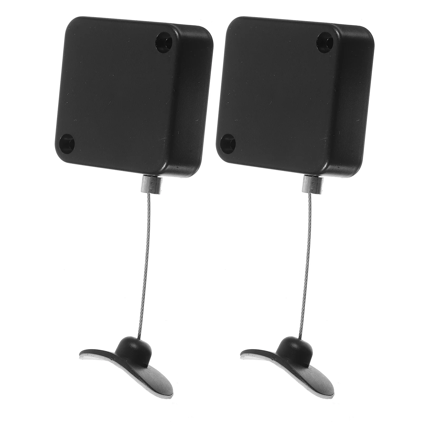 2 Pcs Anti-lost Wire Rope Cable for Remote Control DVD Tether Holder Portable Door Lock Retractable Leash Bracket Security
