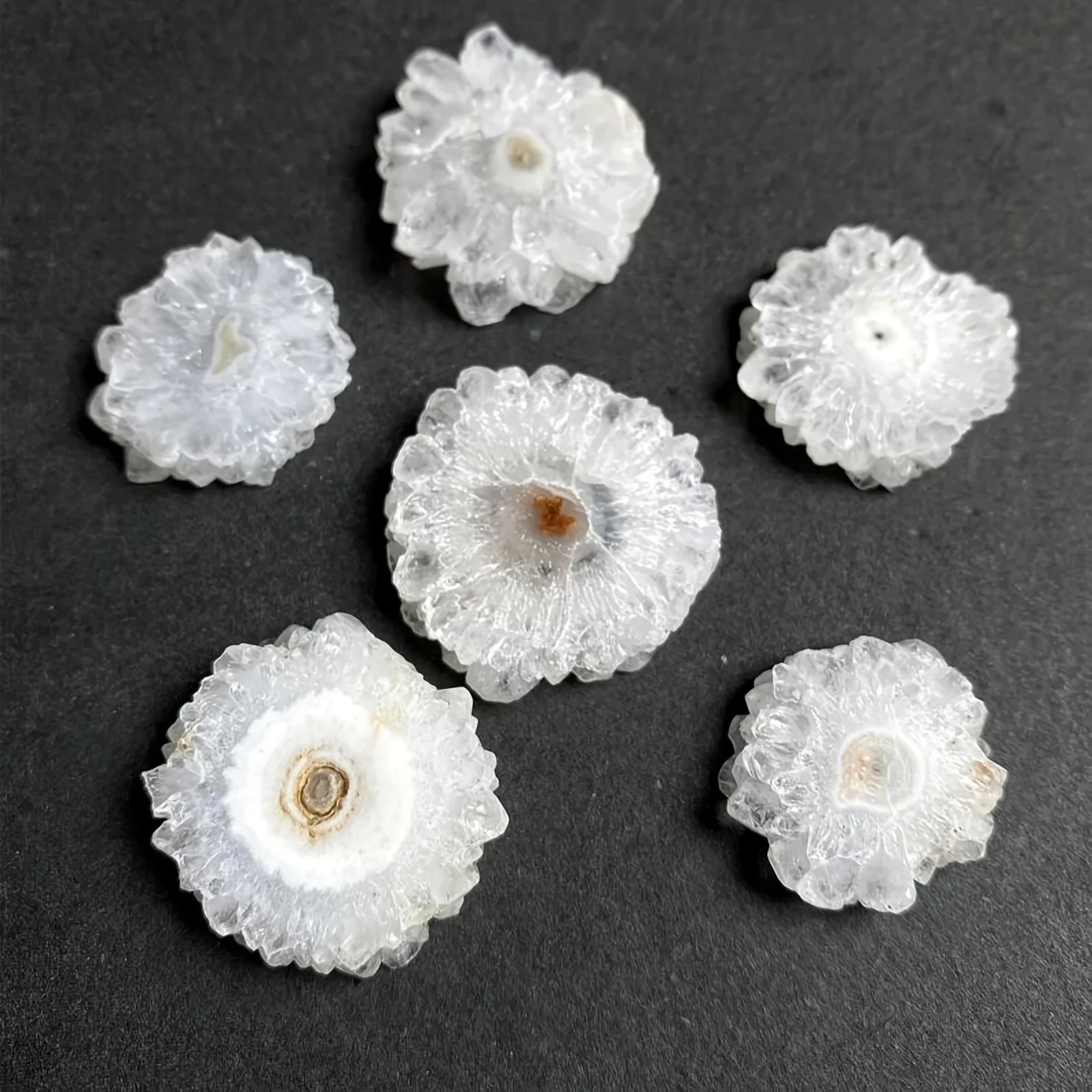 AAAA Grade Rare White Solar Agate Stone - Angel/Demon Eye Crystal Pendant, Ring DIY Jewelry Making