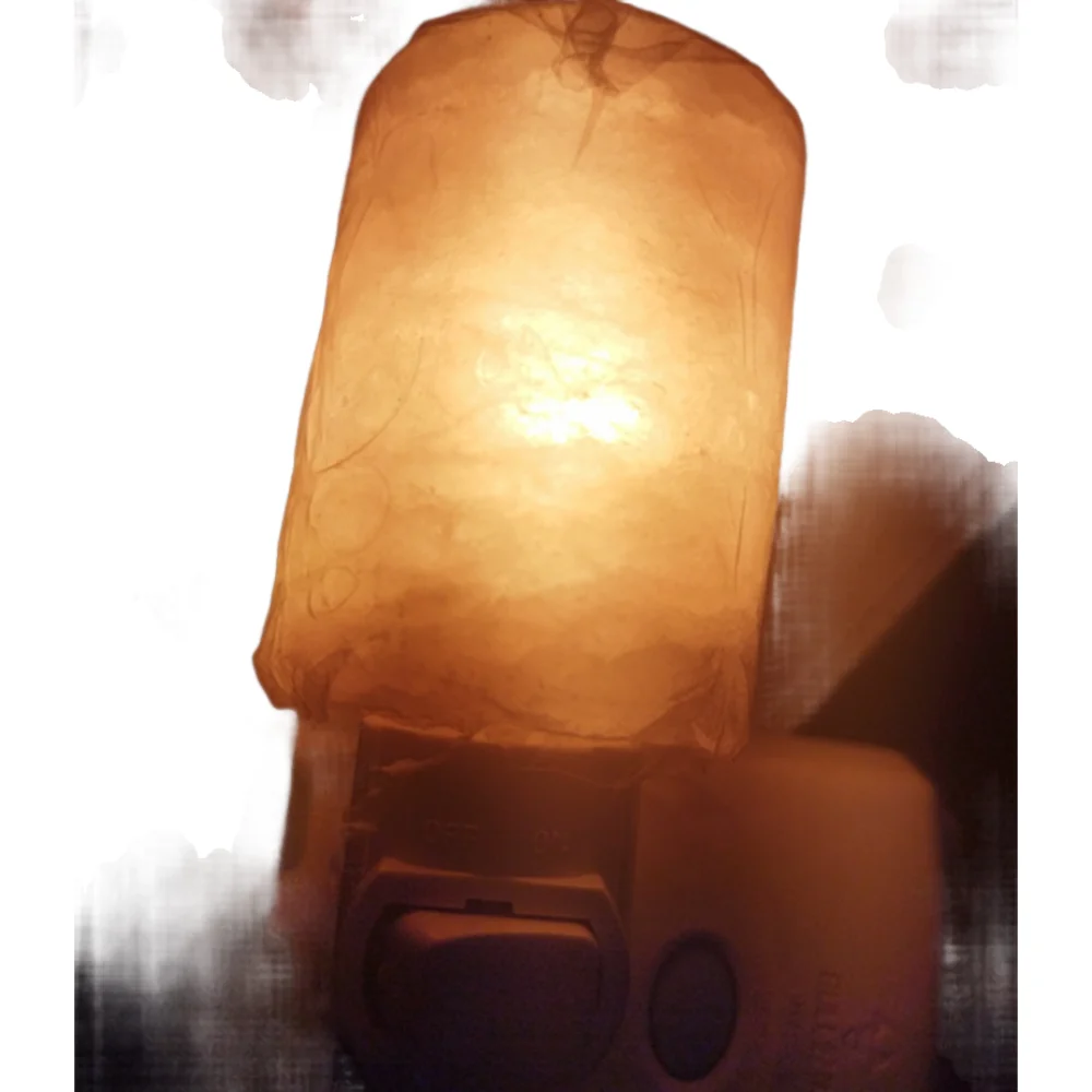 220-240v 7w Himalayan crystal salt lamp pure natural tasteless without any harmful radiation EU plug