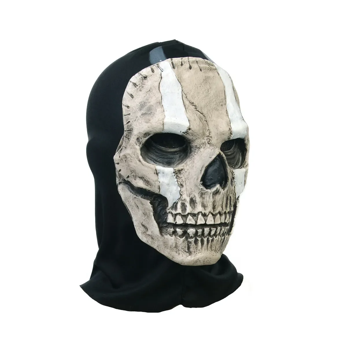

Unisex Horror Ghost Skull Mask ghost Call of Duty Latex Headgear Helmet Cosplay Perform Party Masquerade Prop Halloween Cosplay