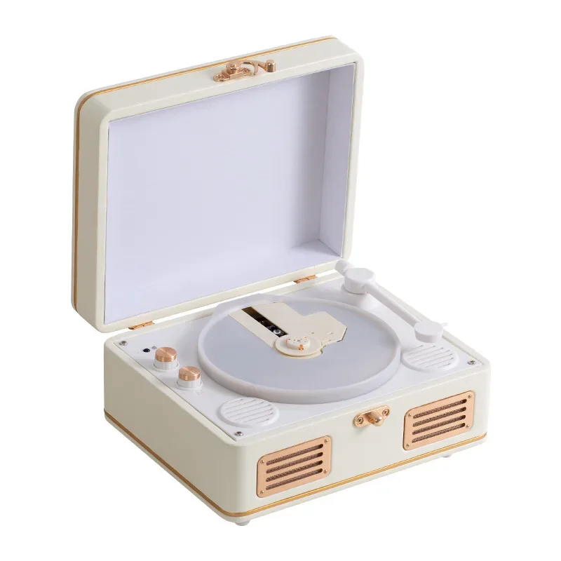 

CD player, Bluetooth speaker, retro album player, all-in-one creativity, light luxury student gifts