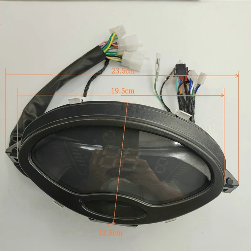 Black Motorcycle Speedometer For Honda Charisma 125X Wave125s Innovation 125 NOVA 125 JL125