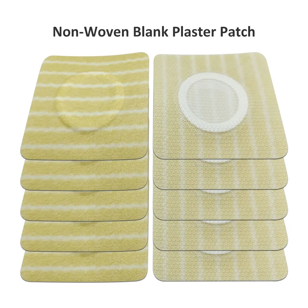 10PCS Castor Oil Pack Wrap Pads - Organic Castor Oil Pads Self-Adhesive Castor Oil Belly Button Wrap Pads Portable & Anti-Leak