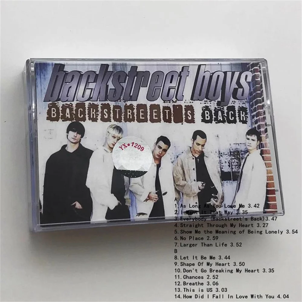 شريط فيديو Backstreet Boys Album Cartridge Backstreet'S BACK شريط جديد غير مفتوح