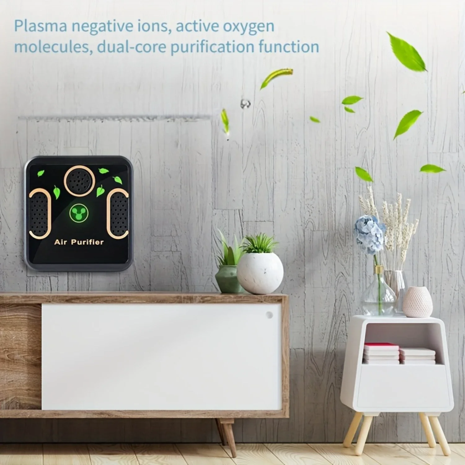 

Plasma Oxygen Negative Ion Odor Removal Fresh Air Portable USB Air Purifier