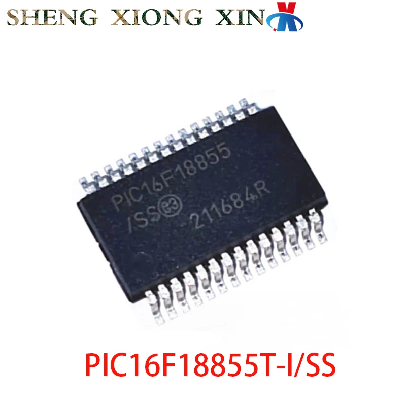 5pcs/lot 100% NEW PIC16F18855T-I/SS 28-SSOP Microcontroller Unit 16F18855T-I/SS PIC16F18855 Integrated Circuit