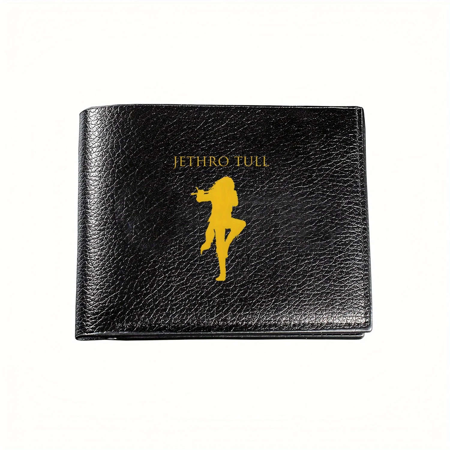 Jethro Tull Band Silhouette Concert Music Gift Wallet Business Mens Casual Elegant Simple Practical Quality Wallet Stylish Print