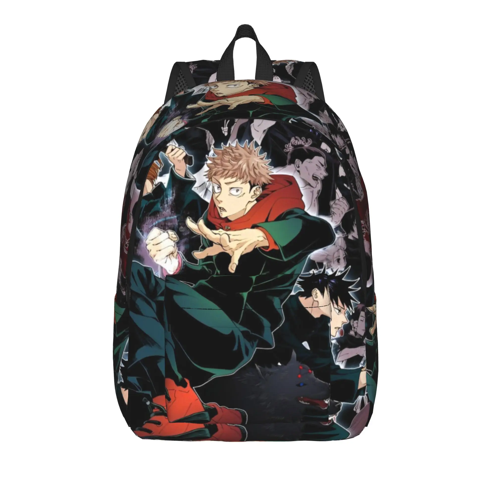 

Itadori Yuji Fashion Backpack Outdoor Student Business JJK Anime Daypack for Men Women Laptop Computer Canvas Bags