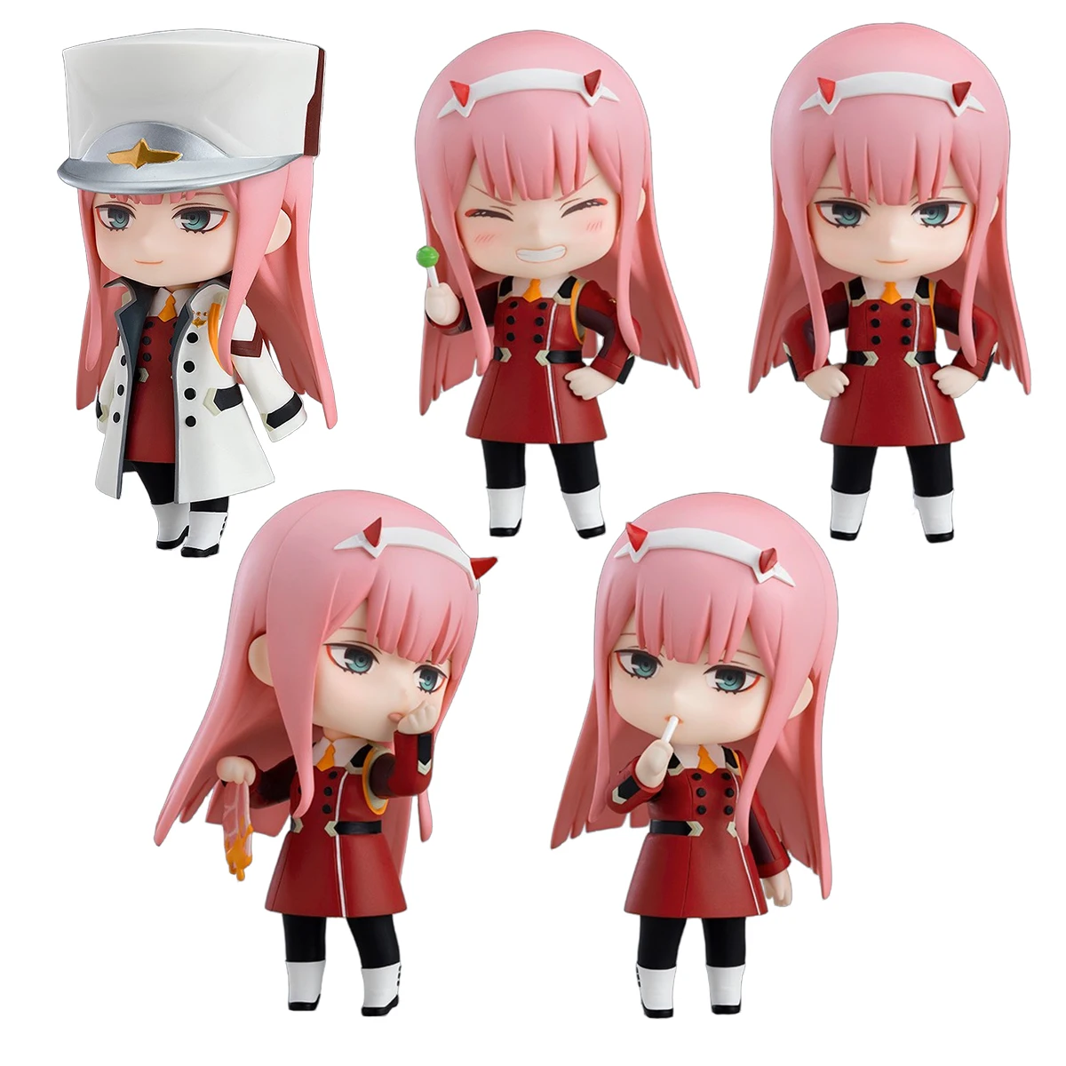 Liebling in der Franxx Anime Figur 02 Null zwei Kawaii Modell niedlich stehend neue 10cm PVC statische Spielzeug Dekoration Liebhaber Geschenke Puppe