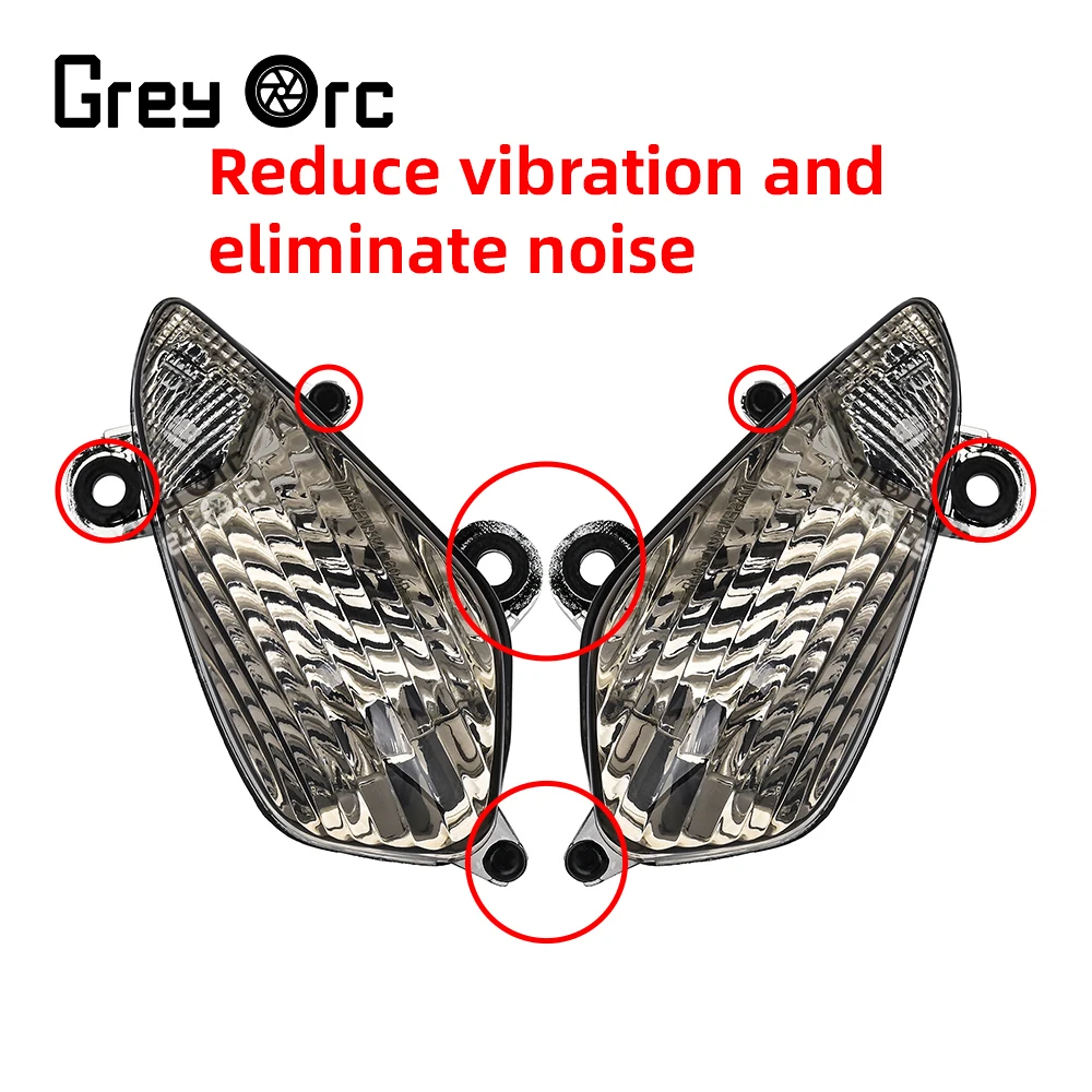 Motorcycle Indicator Lens Smoke Flashing Lamp Covers For Honda CBR1000RR 2008-2016 Rear View Mirror Turn Signal Light housing