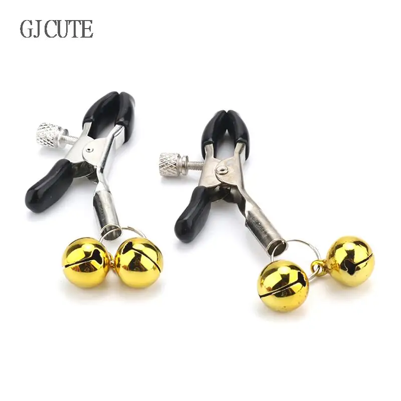 1 Pcs Bdsm Bondage Sex Products Of Metal Nipple Clamp With Metal Chain For Women