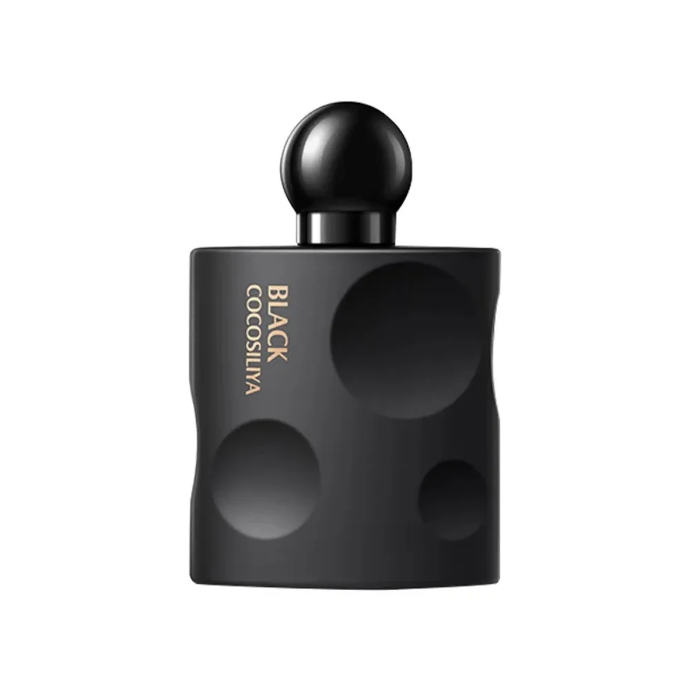 Unisex Perfume Long Lasting Woody Floral Coffee Light Scent Matte Black Bottle Portable Business Dating Fragrance For Men Women