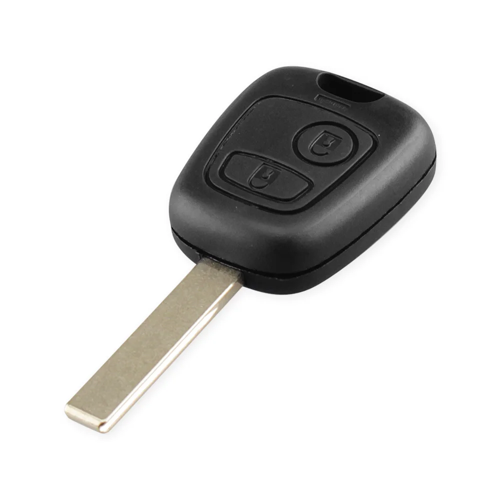 KEYYOU – coque de rechange pour clé de voiture, 2 boutons, avec rainure, pour citroën C2 C3 C4 C6