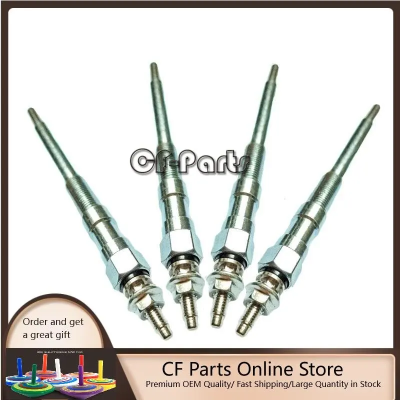 

4 PCS Glow Plug 7000734 for Bobcat S165 S185 S205 T180 T190 Engine V2607