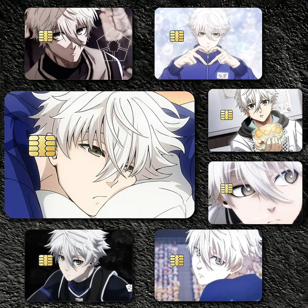 

S-Seishiro N-Nagi Decorative Waterproof Film Skin Cover Credit Card Stickers Debit Front Bank Bus Pass